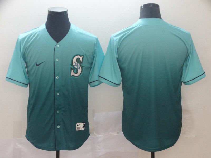 Men Seattle Mariners Blank Light Green Game 2021 Nike MLB Jersey->washington nationals->MLB Jersey